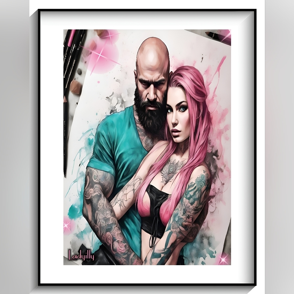 Ladyilly Luxx Framed Wall Art 8.5"×11"